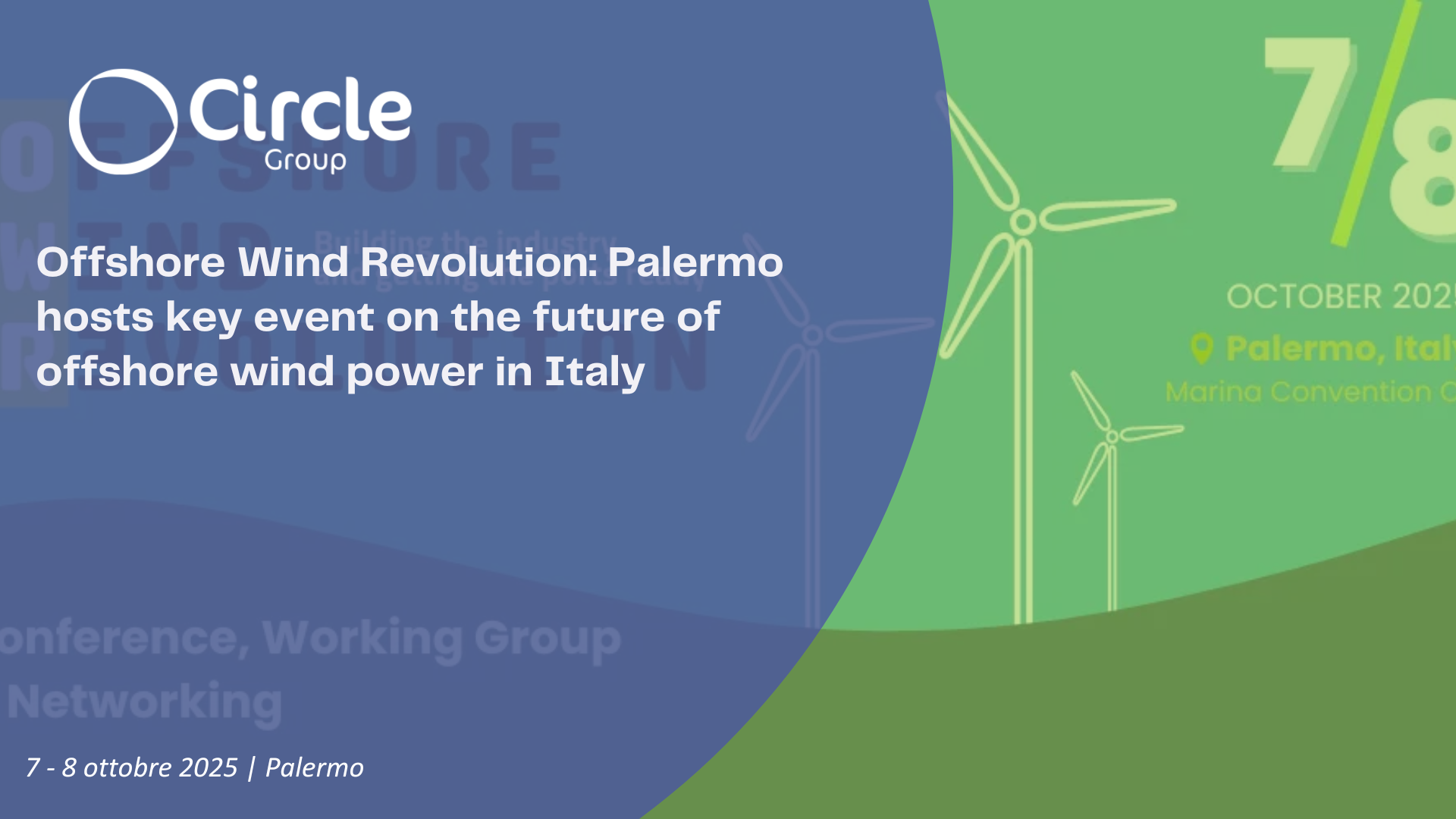 Offshore Wind Revolution: Palermo hosts key event on the future of offshore wind power in Italy